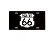 Smart Blonde LP 1304 Route 66 Black White Novelty Metal License Plate Tag Sign