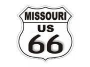 SmartBlonde 11 Lightweight Durable HS 105 Route 66 Missouri Metal Novelty Highway Sign