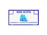 Smart Blonde Nova Scotia Novelty State Background Customizable Bicycle License Plate Tag Sign
