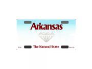 Smart Blonde Arkansas Novelty State Background Customizable Bicycle License Plate Tag Sign
