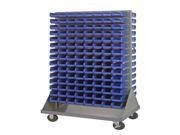 Quantum Storage Systems QMD 36H 220 Mobile Double Sided Louvered Rack Unit Blue