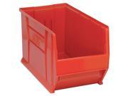 Quantum Hulk 30 Stackable Storage Container Plastic Red 29 7 8 X 18 1 4 X 12