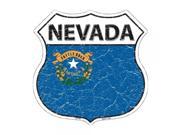 SmartBlonde 11 Lightweight Durable HS 136 Nevada State Flag Highway Shield Aluminum Metal Sign