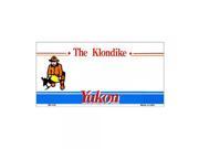 Smart Blonde Yukon Novelty State Background Customizable Bicycle License Plate Tag Sign