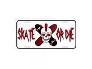 Smart Blonde Skate Or Die Skateboarding Novelty Vanity Metal License Plate Tag Sign