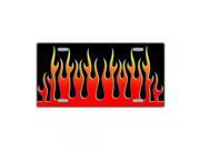 Flames Novelty Vanity Metal License Plate Tag Sign