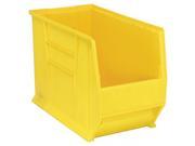 Quantum Hulk 30 Stackable Storage Container Plastic Yellow 29 7 8 X 16 1 2 X 15