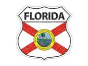 SmartBlonde 11 Lightweight Durable HS 117 Florida State Flag Highway Shield Aluminum Metal Sign