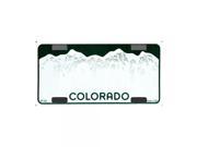 Smart Blonde Colorado Novelty State Background Customizable Bicycle License Plate Tag Sign