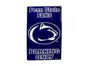 SmartBlonde Penn State Fans Parking Only NIttany Lion Novelty Embossed Vanity Metal Parking Sign PS30001