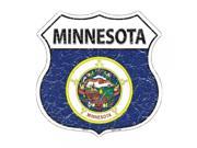 SmartBlonde 11 Lightweight Durable HS 131 Minnesota State Flag Highway Shield Aluminum Metal Sign