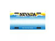 Smart Blonde Nevada Novelty State Background Customizable Bicycle License Plate Tag Sign