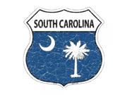 SmartBlonde 11 Lightweight Durable HS 148 South Carolina State Flag Highway Shield Aluminum Metal Sign