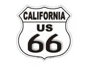 SmartBlonde 11 Lightweight Durable HS 102 Route 66 California Metal Novelty Highway Sign