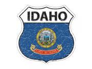 SmartBlonde 11 Lightweight Durable HS 120 Idaho State Flag Highway Shield Aluminum Metal Sign