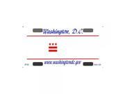 Smart Blonde Washington DC Novelty State Background Customizable Bicycle License Plate Tag Sign
