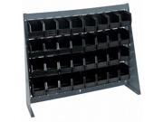Quantum Storage Systems QBR 3619 210 32 Bench Racks Louvered Panels With Bin Complete Unit Black