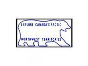 Smart Blonde Canada Novelty State Background Customizable Bicycle License Plate Tag Sign