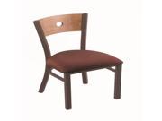 Holland Bar Stool Co.630 Voltaire 18 Chair with Bronze Finish Axis Paprika Seat and Medium Maple Back