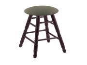 Maple Round Cushion Extra Tall Bar Stool with Turned Legs Dark Cherry Finish Axis Grove Seat and 360 Swivel