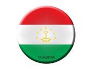 Smart Blonde Tajikistan Country Novelty Metal Circular Sign C 437
