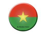 Smart Blonde Burkina Faso Country Novelty Metal Circular Parking Sign C 218