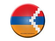 Smart Blonde Nagorno Karabakh Country Novelty Metal Circular Sign C 362