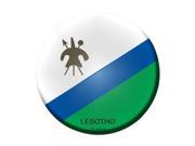 Smart Blonde Lesotho Country Novelty Metal Circular Sign C 330