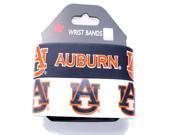 NCAA Auburn Tigers Silicone Rubber Bracelet Set 2 Pack [Sports]