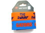 NCAA Florida Gators Silicone Rubber Bracelet Set 2 Pack [Sports]