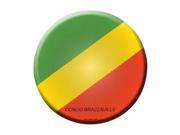 Smart Blonde Congo Brazzaville Country Novelty Metal Circular Parking Sign C 239