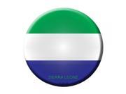Smart Blonde Sierra Leone Country Novelty Metal Circular Sign C 412