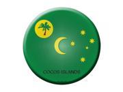Smart Blonde Cocos Islands Country Novelty Metal Circular Parking Sign C 236