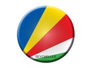 Smart Blonde Seychelles Country Novelty Metal Circular Sign C 410