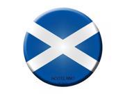 Smart Blonde Scotland Country Novelty Metal Circular Sign C 405