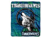 Timberwolves 50 x60 Dropdown Raschel Throw