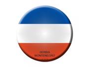 Smart Blonde Serbia Montenegro Country Novelty Metal Circular Sign C 409