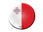 Smart Blonde Malta Country Novelty Metal Circular Sign C 344