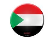 Smart Blonde Sudan Country Novelty Metal Circular Sign C 429