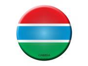 Smart Blonde Gambia Country Novelty Metal Circular Parking Sign C 275