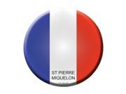 Smart Blonde St Pierre Miquelon Country Novelty Metal Circular Sign C 427