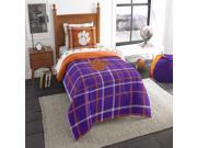 Clemson Collegiate Soft and Cozy Twin Comforter Set