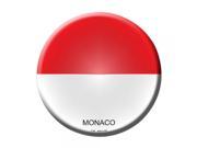 Smart Blonde Monaco Country Novelty Metal Circular Sign C 355