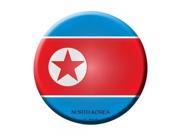 Smart Blonde North Korea Country Novelty Metal Circular Sign C 321