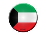 Smart Blonde Kuwait Country Novelty Metal Circular Sign C 323