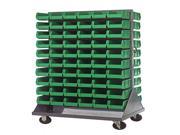 Quantum Storage Systems QMD 36H 230 Mobile Double Sided Louvered Rack Unit Green