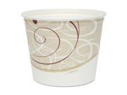 Double Wrapped Paper Bucket Grease Resistant Symphony 83oz 100 carton