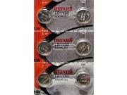 6 LR1130 189 Alkaline Button Cell Batteries By maxell New hologram packaging