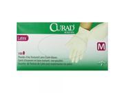 Curad Powder Free Latex Exam Gloves Medium 100 Count