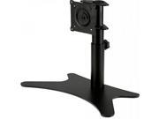 DoubleSight Single Monitor Flex Stand Fully Adjustable Height Tilt Pivot Free Standing VESA 75mm 100mm up to 32 Monitor